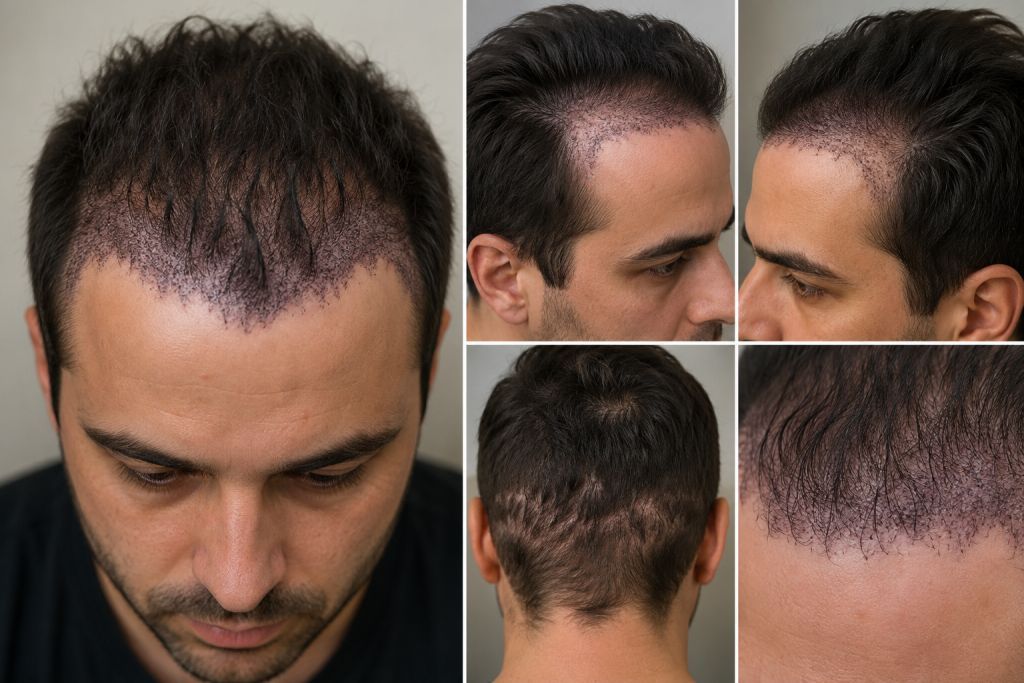Bad Hair Transplant Look