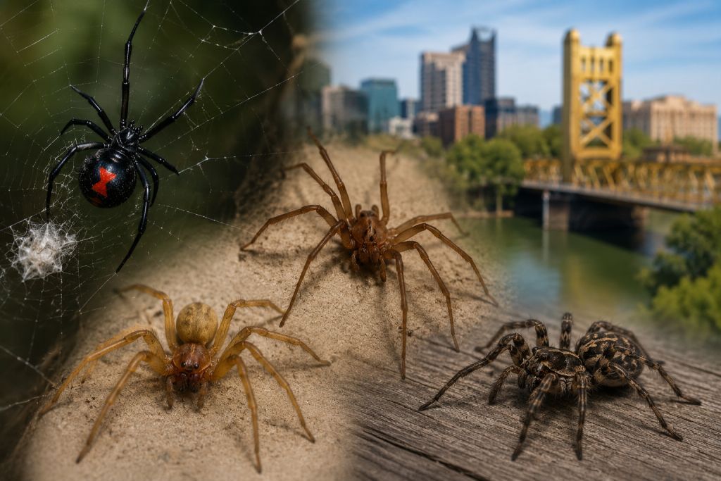 Spiders in Sacramento